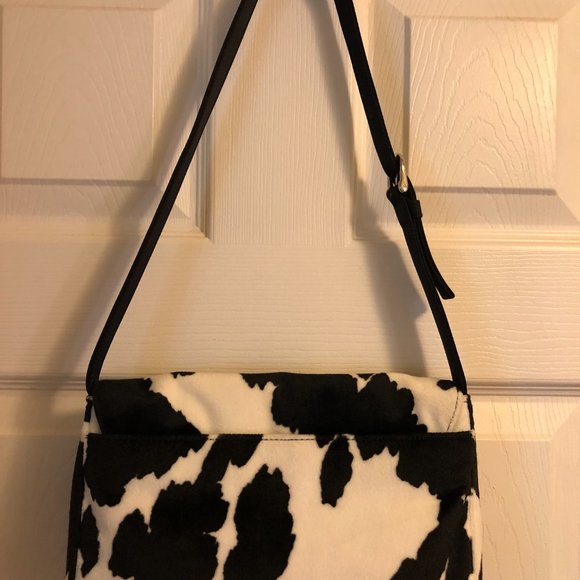 Nine West Holstein Cow Print Purse - Picture 3 of 6